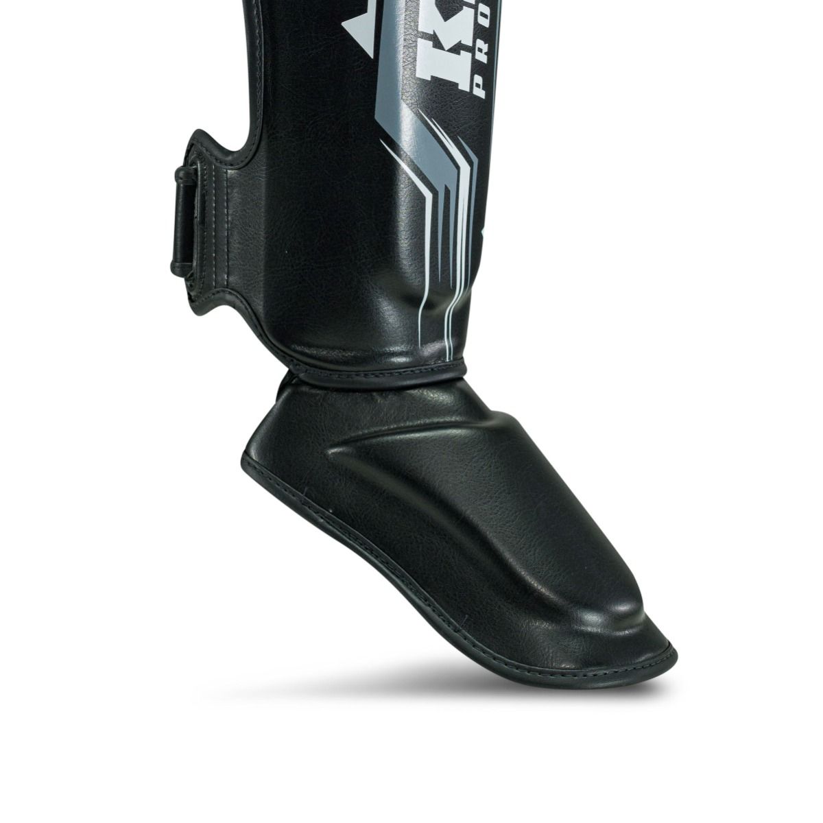King Pro Protège-tibias de boxe Spartan 1 - noir, KPB/SG SPARTAN 1