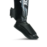 King Pro Protège-tibias de boxe Spartan 1 - noir, KPB/SG SPARTAN 1