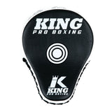 King Pro Boxing Mitts - Black/White, KPB/FM Revo 2