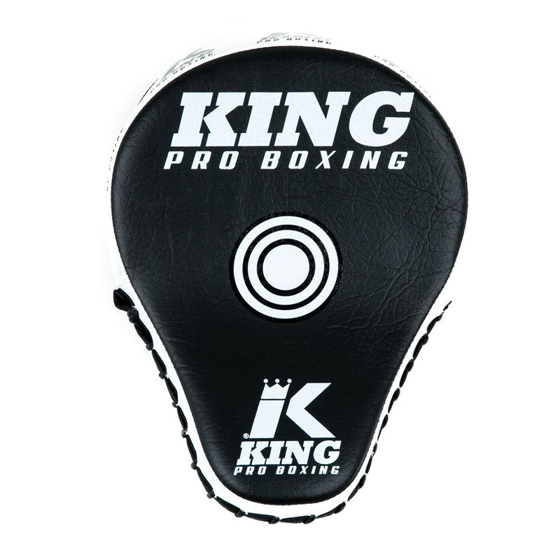 King Pro Boxing Mitts - black/white, KPB/FM REVO 2