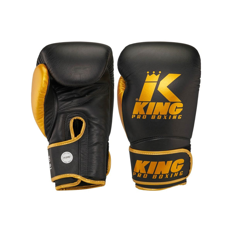 King Pro Boxing Boxing Gloves Star 16 - black/gold, KPB/BG Star 16