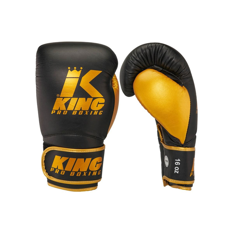 King Pro Boxing Boxing Gloves Star 16 - black/gold, KPB/BG Star 16