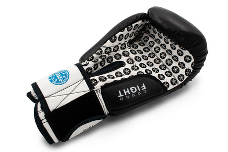 Boxhandschuhe TOP TEN Fight – schwarz/weiß, 20661-90