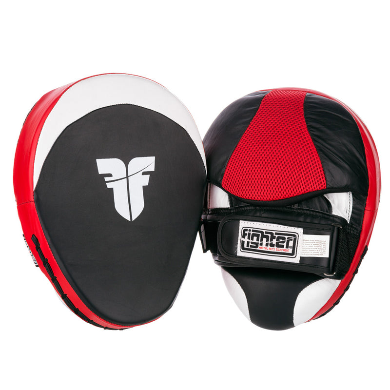 Fighter Focus Mitts - black/red/white, FFMS-01