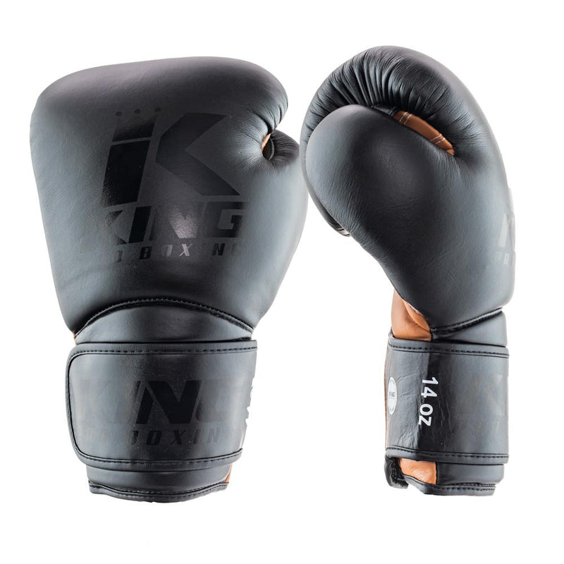King Pro Boxing - Boxing Gloves - black/brown, KPB/BG-STAR5