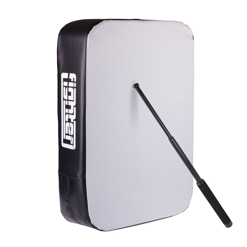 Fighter Baton Tactical Training Shield - white/black, FBTTS-001