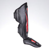 Fighter Shinguards Thai Ergo - Schwarz/Rot, FSG -004BR