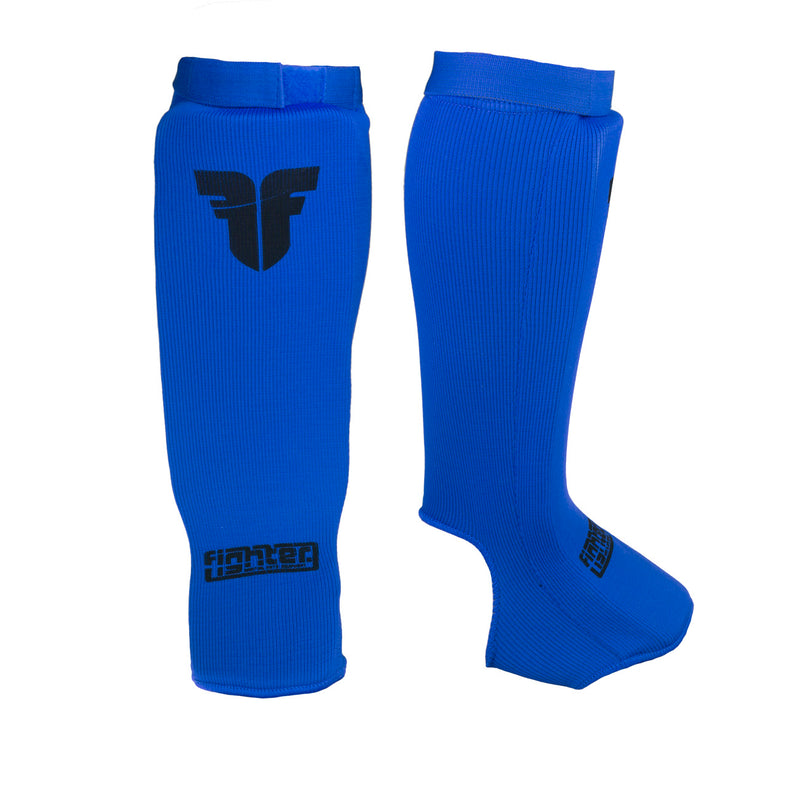 Fighter Instep Shin Guard Competition - blue, FSG-03BL
