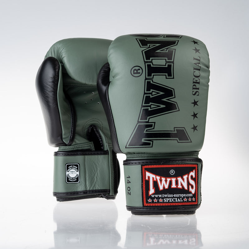 Boxing Gloves Twins - khaki, BGVL-8-GREEN