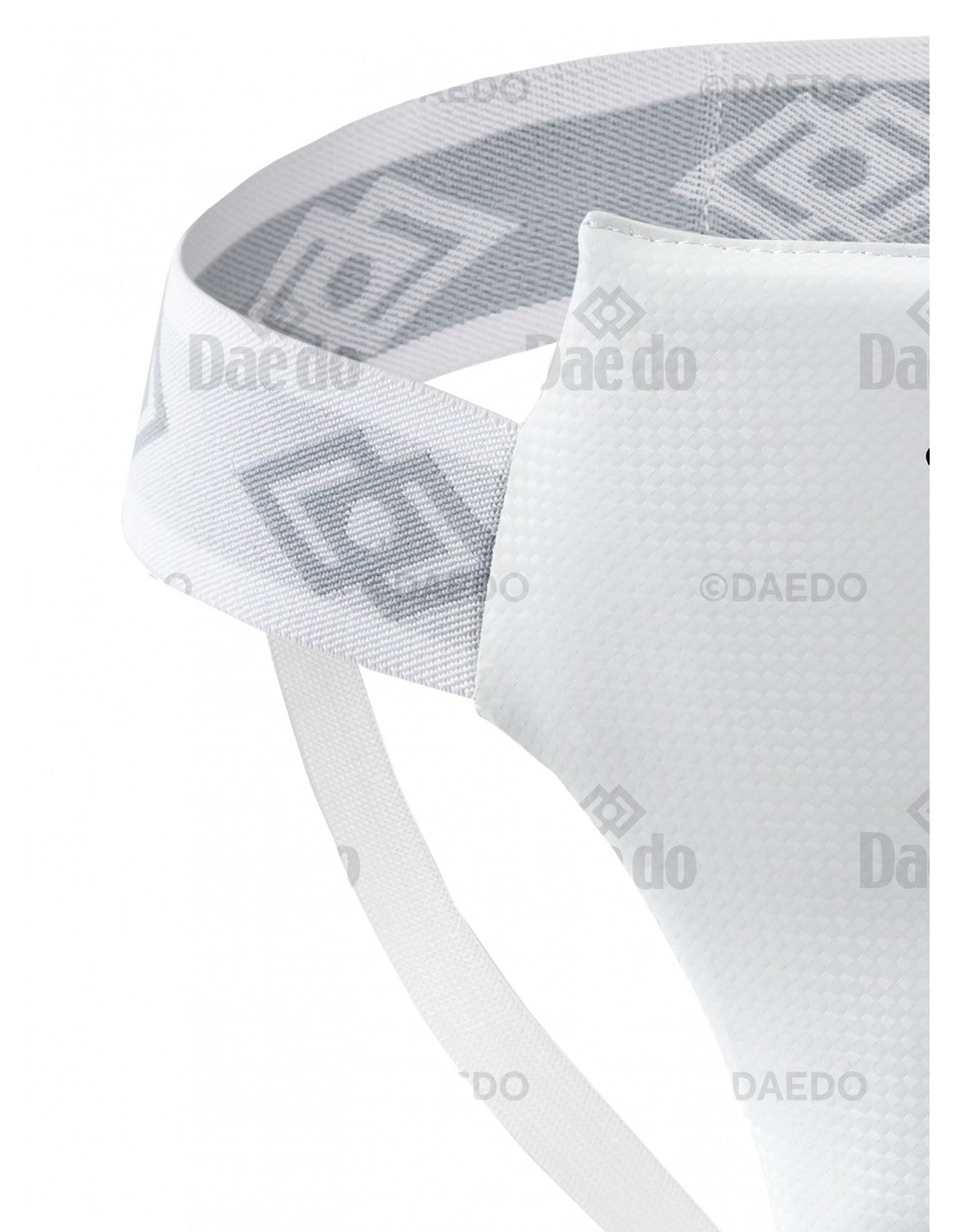 WT Male groin guard DAEDO - white, ADITGG01