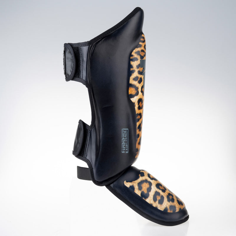 Fighter Shinguards Thai - Jungle Series - leopard, JE1573LE