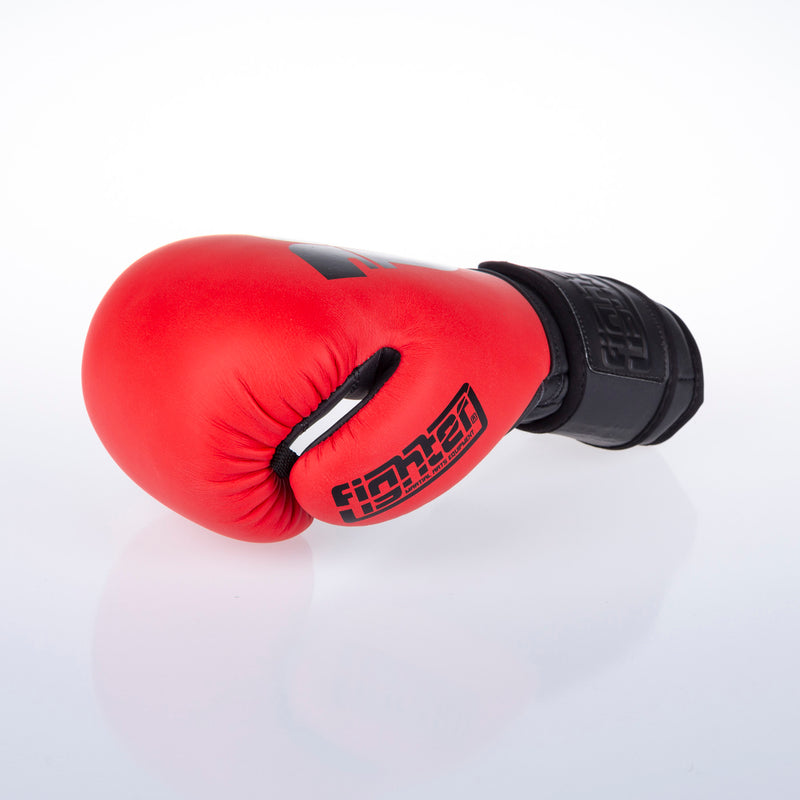 Fighter Boxing Gloves SIAM - matt red, FBG-003R