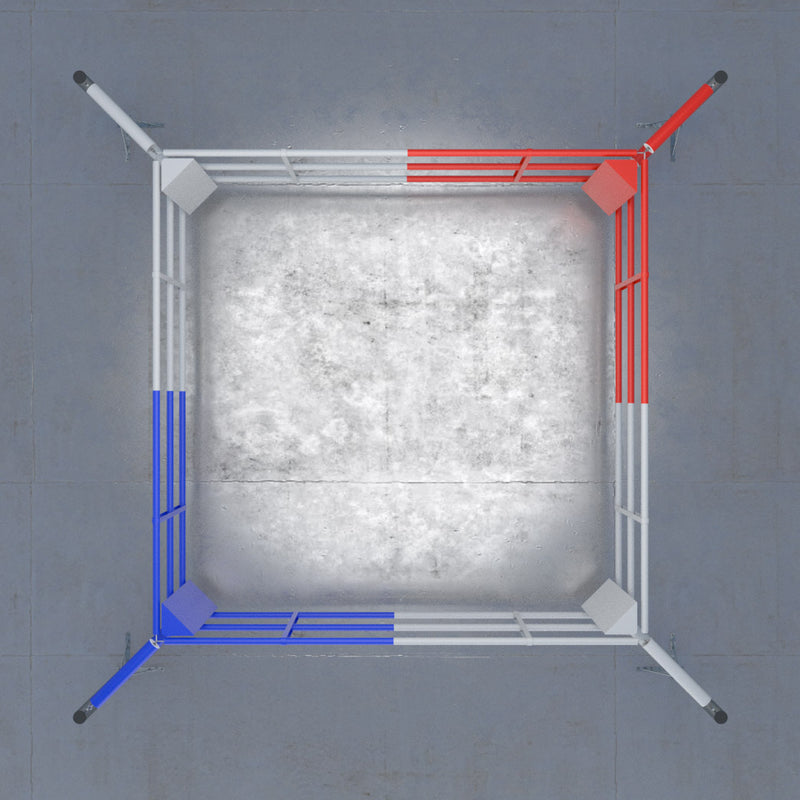 Floor Boxing Ring Fighter with 3 ropes, BRF-NF