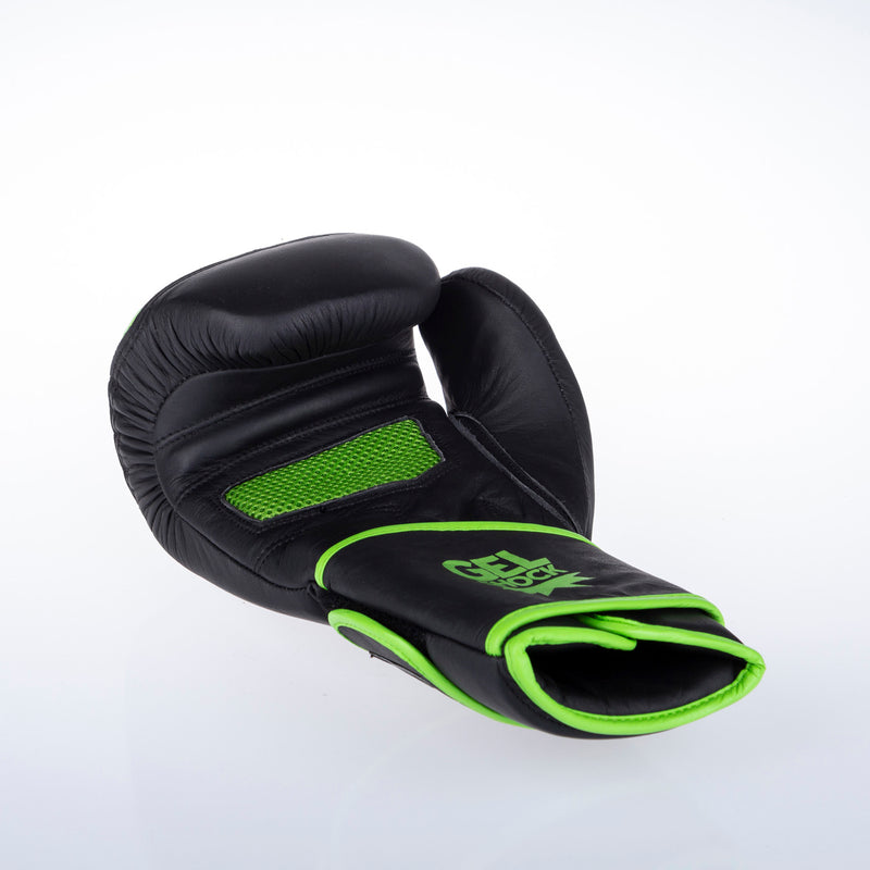 Fighter Bag Gloves Safety - black/green, FBG-005