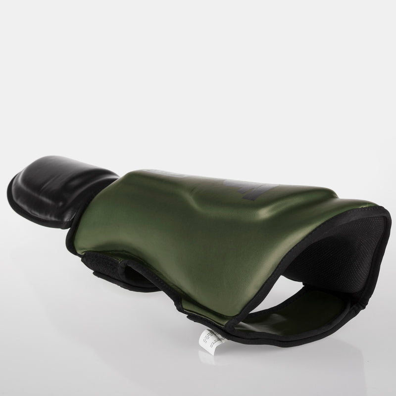 Fighter Shinguards Thai Classic - khaki/black, JE1573GNB