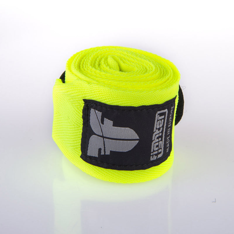 Fighter Handwraps - neon yellow, FHW-002NY
