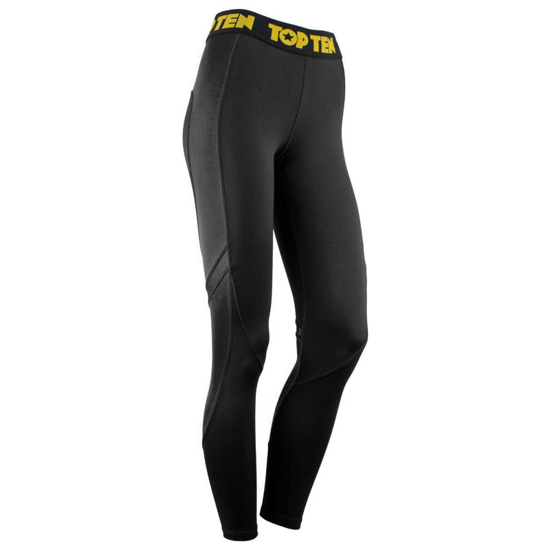 Top Ten Compression Pants Womens - black, 18807-91