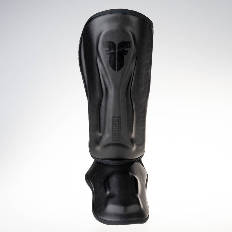 Fighter Shinguards Thai Ergo - black, FSG-004BB