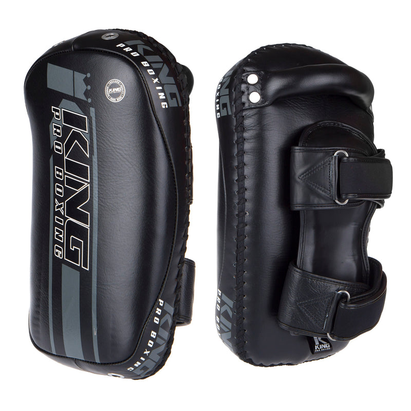 King Pro Boxing Kick/Thai  Pad - Black/Grey, KPB/KP-BLK/GREY