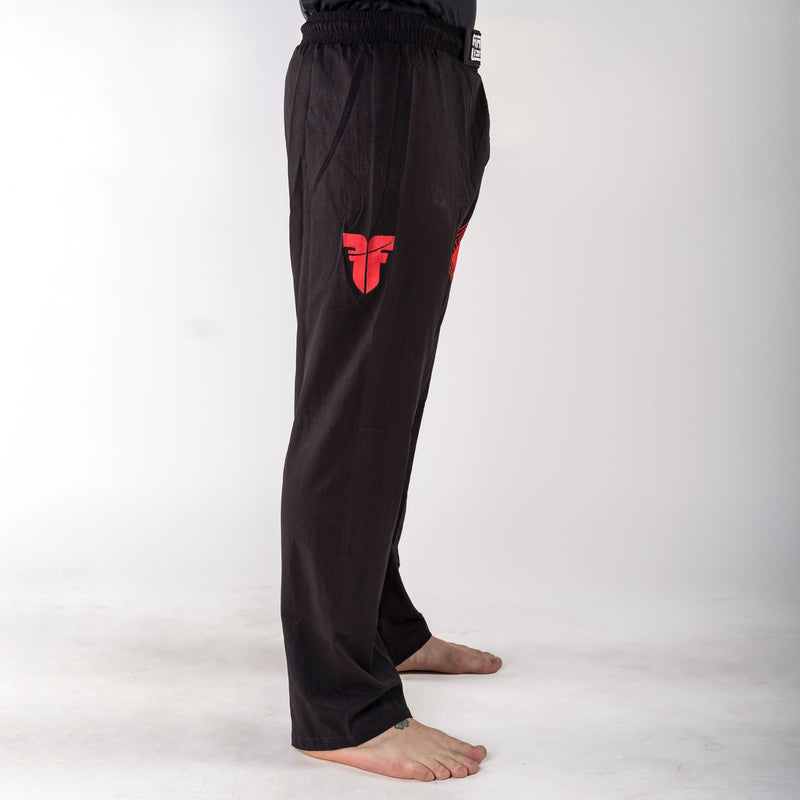 Fighter Pants - FIGHT - black/red, FF-P002BRW