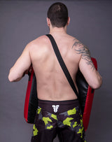 Fighter Tritt-/Schlagschild - schwarz/rot, FKPS-01