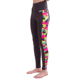 Fighter Women Compression Leggins - gray/camo, FRP-03