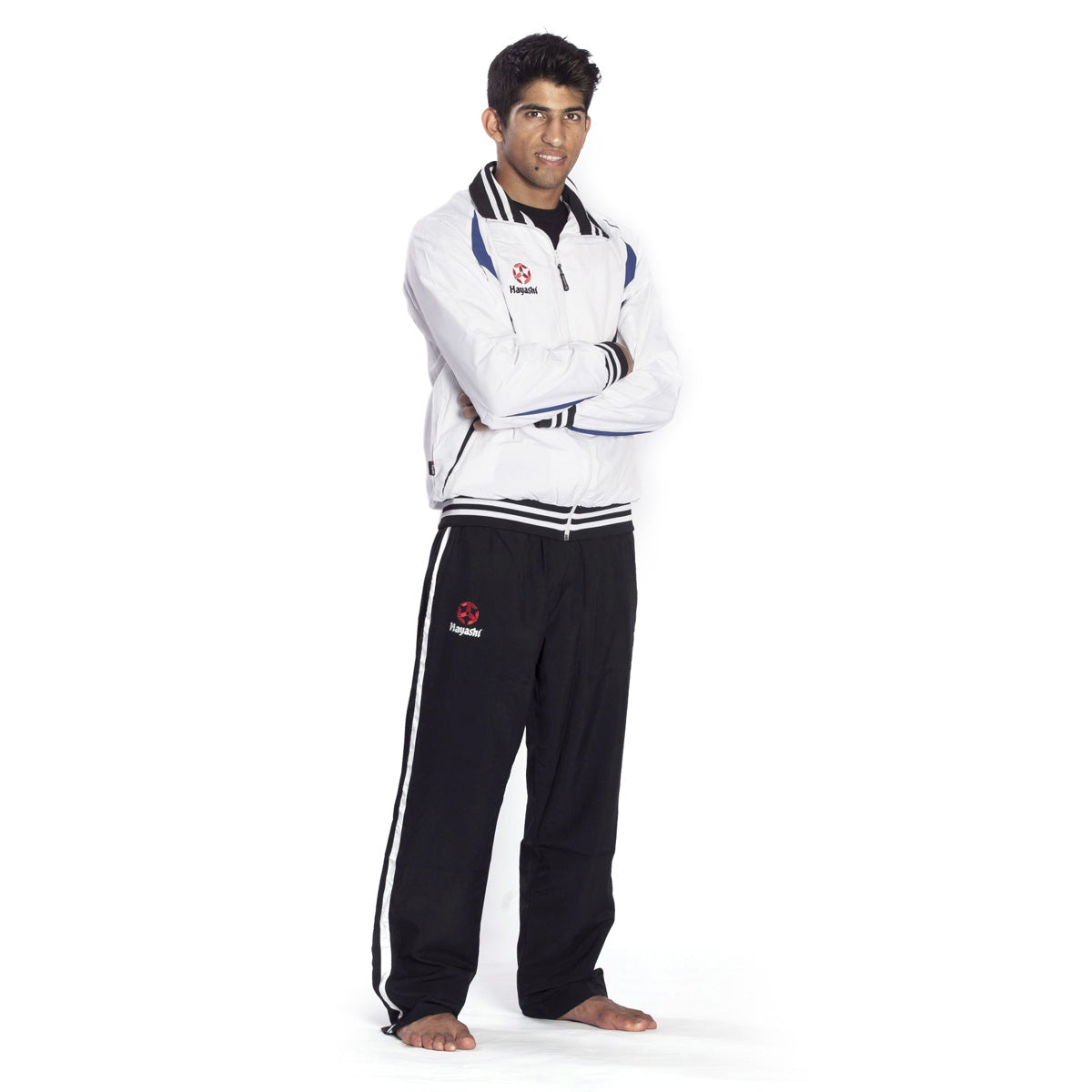 Training suit Hayashi - white/black, 885-1