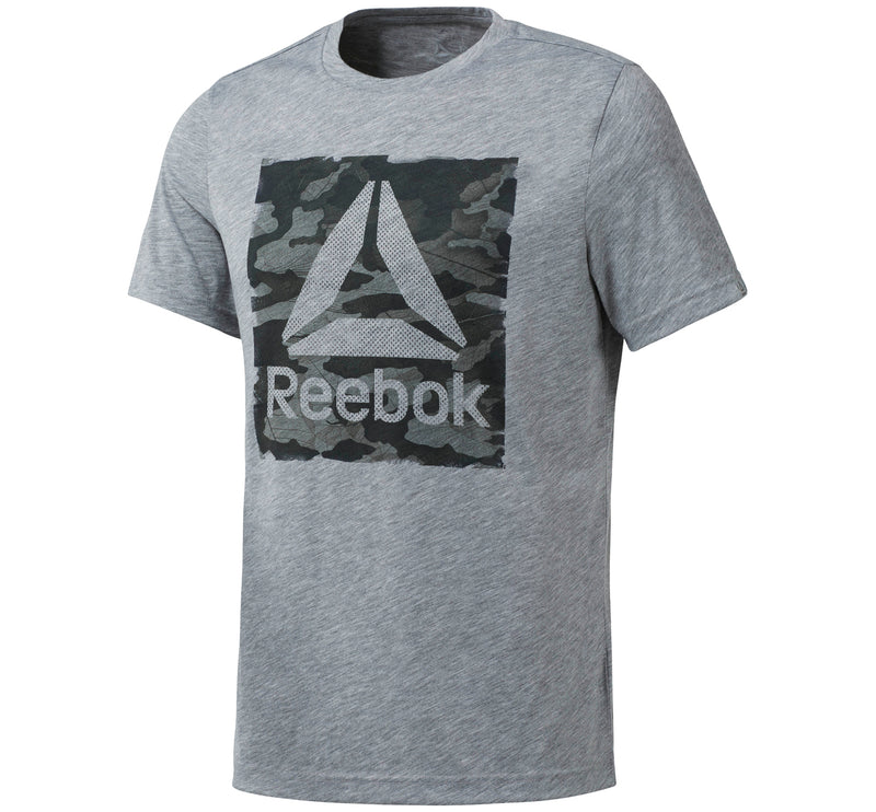 Reebok Camo Logo T-Shirt Grey, CF3849