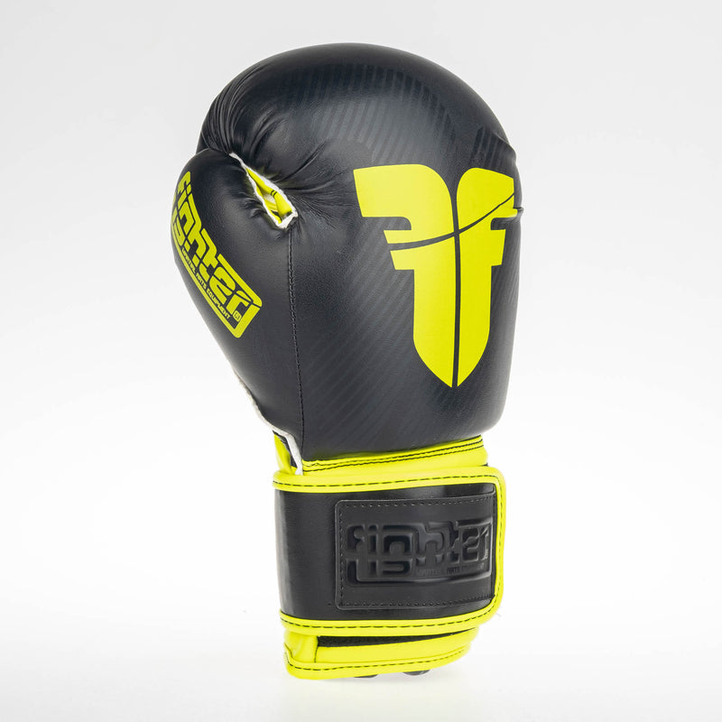 Fighter Boxing Gloves SPEED - black/neon yellow, TH1612PUBNY