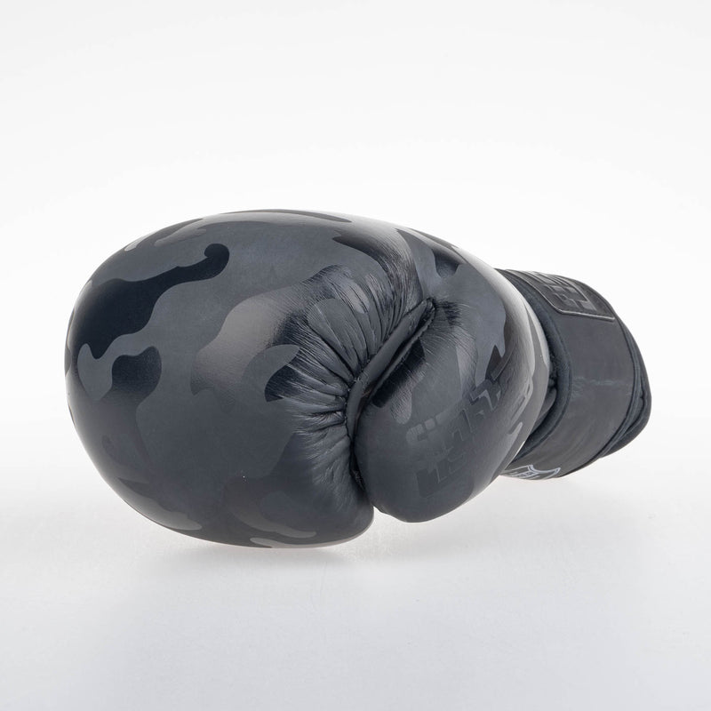 Fighter Boxing Gloves SIAM - black camo, FBG-003CBK
