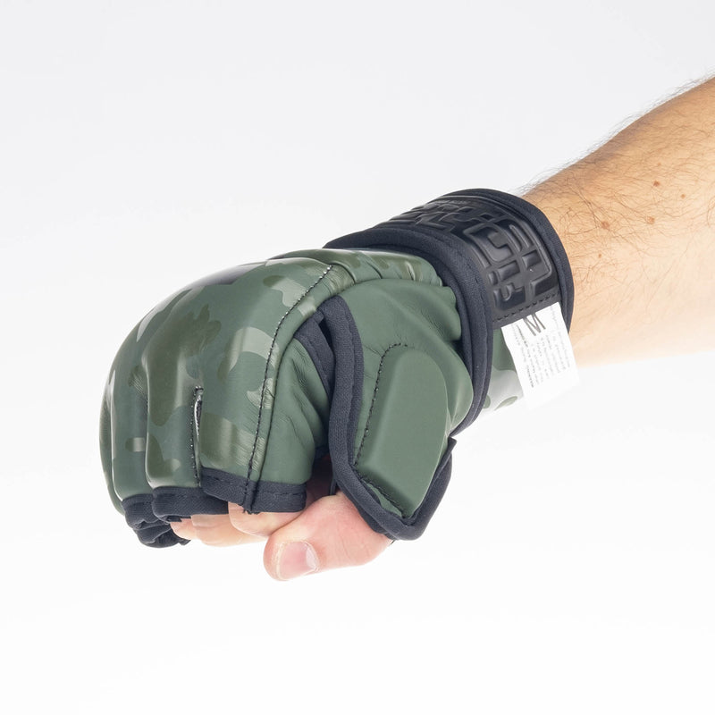 Fighter MMA Gloves Competition - khaki camo, FMG-002CKH