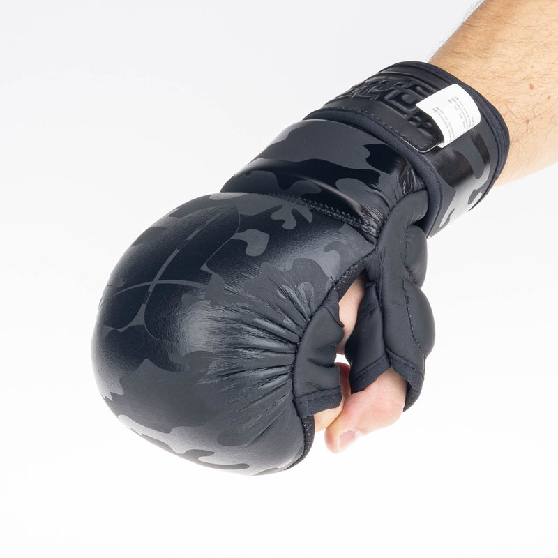 Fighter MMA Gloves Training - black camo, FMG-001CBK