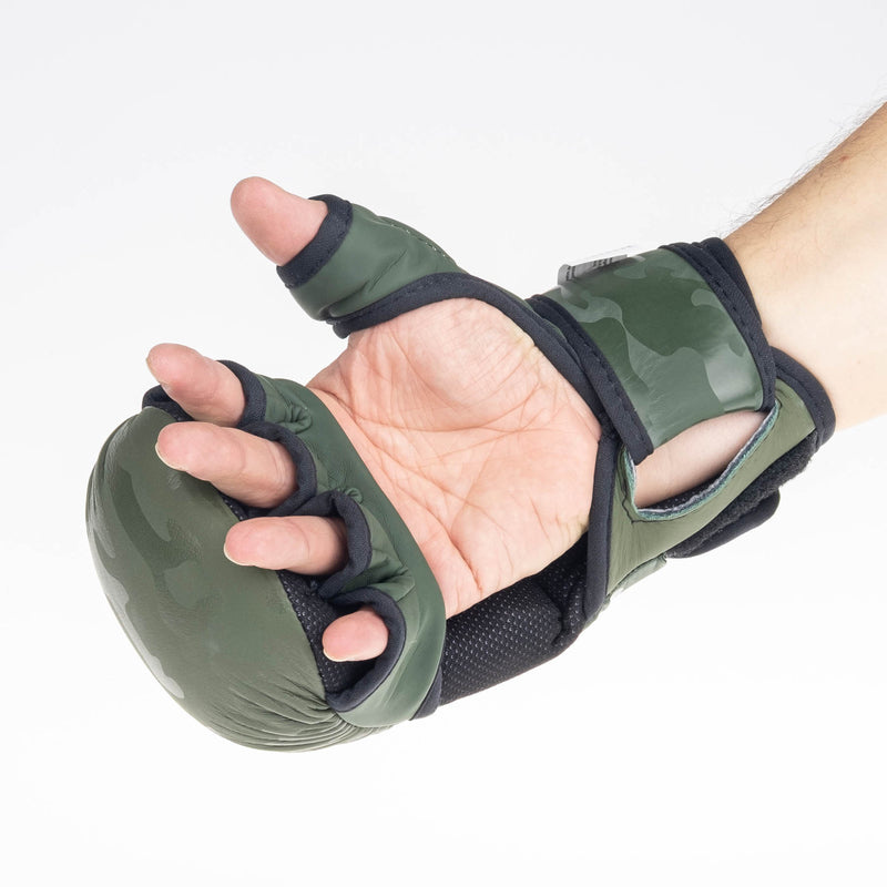 Fighter MMA Gloves Training - khaki camo, FMG-001CKH