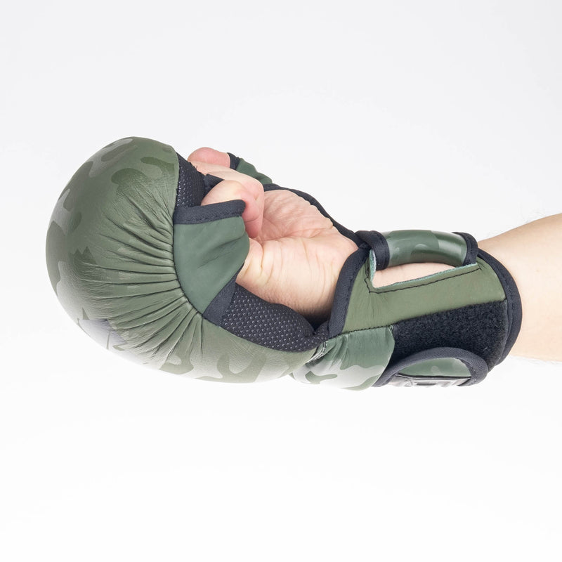 Fighter MMA Gloves Training - khaki camo, FMG-001CKH