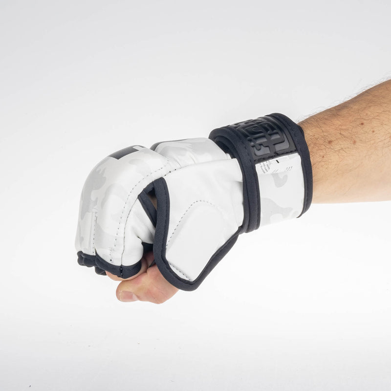 Fighter MMA Gloves Competition - white camo, FMG-002CWH