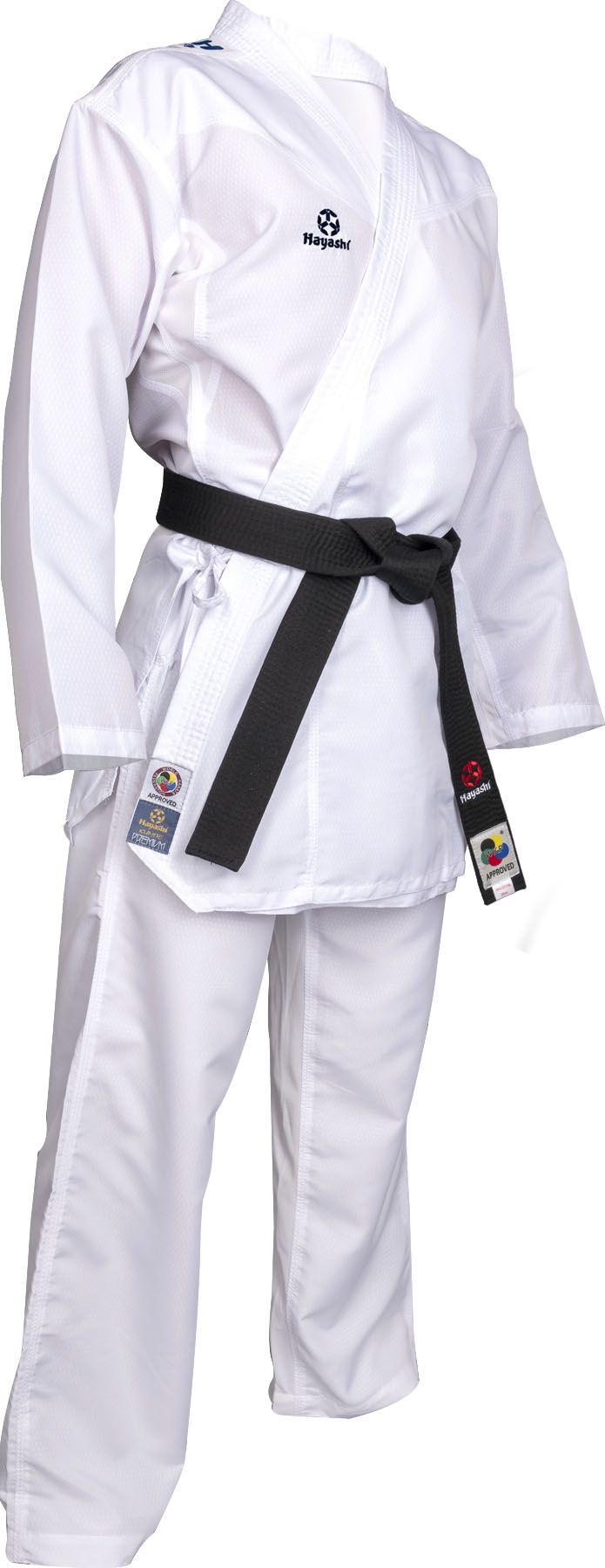 Karate-gi Hayashi PREMIUM KUMITE -white/blue, 0473-16