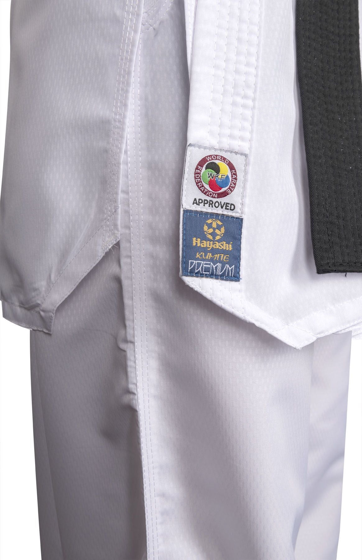 Karate-gi Hayashi PREMIUM KUMITE -white/blue, 0473-16