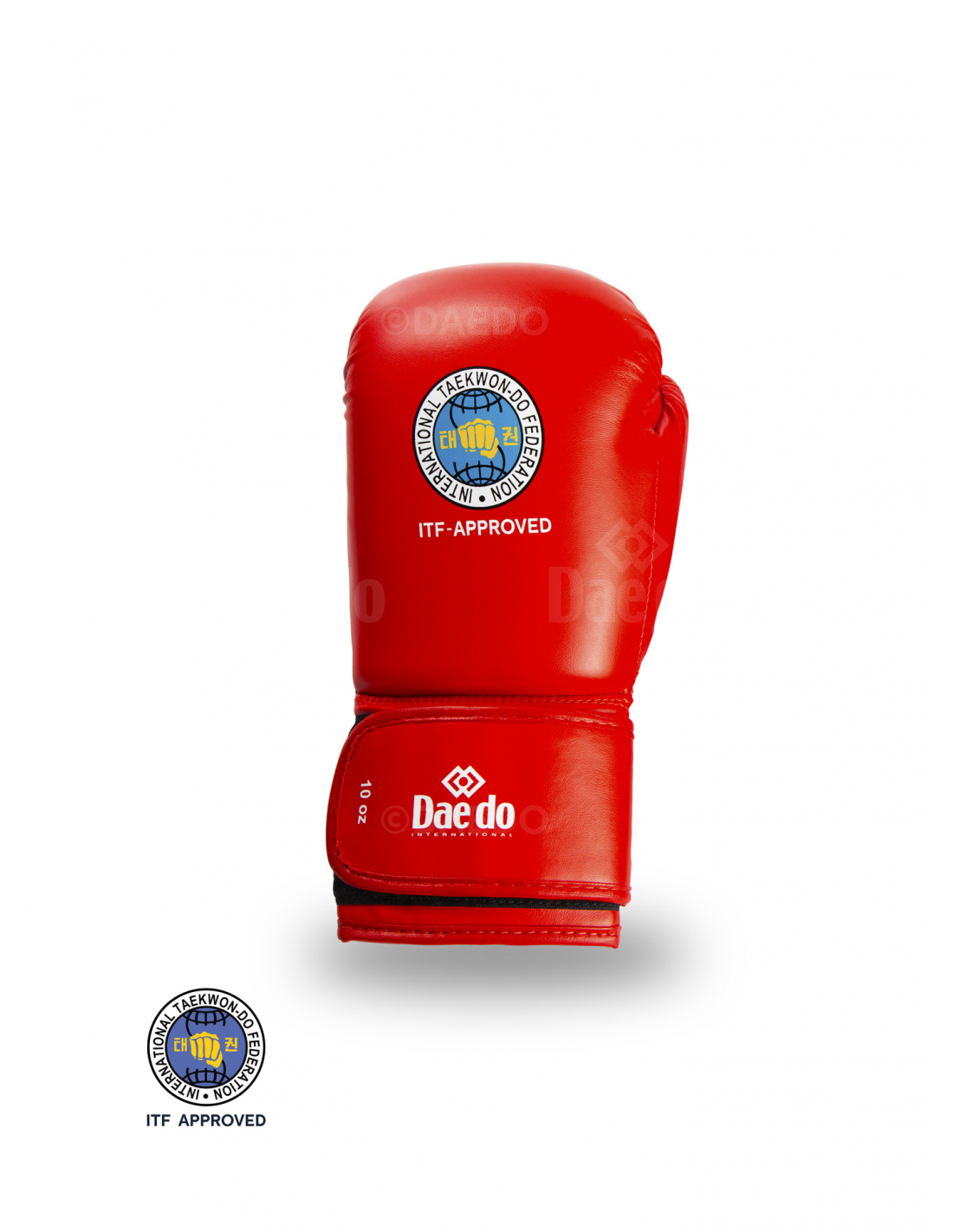 Boxing Gloves Daedo ITF - red, PRITF2021