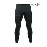 Medias de compresión delgados de Givova: negro P005blk