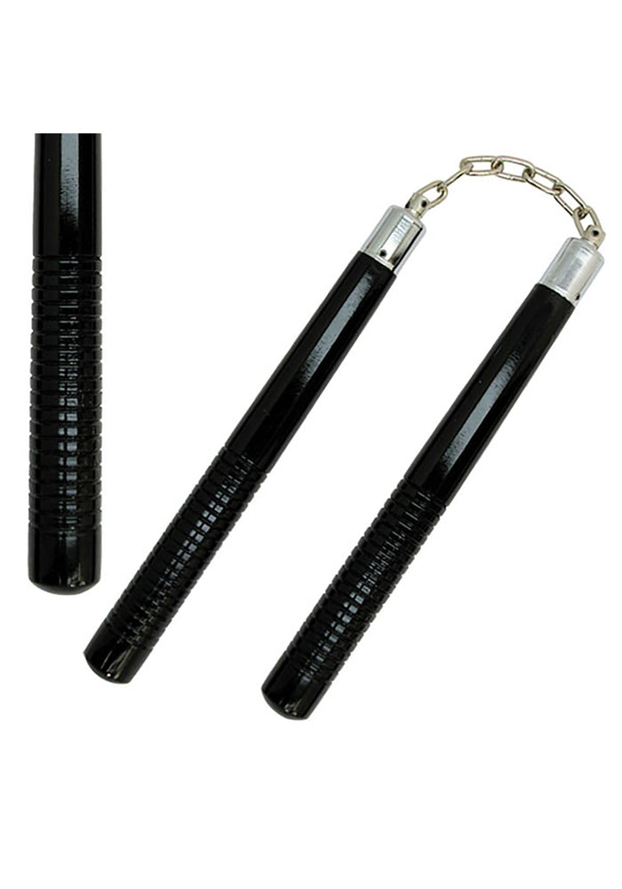 Nunchaku Overall Carved - black