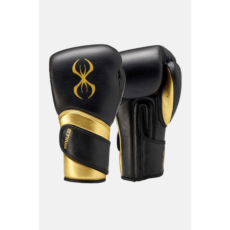 Sting Boxing Gloves Sting Viper x Sparring - black/gold, 1039360