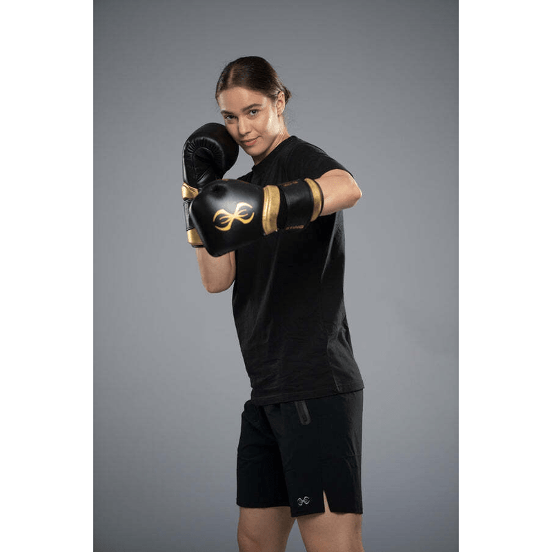 Sting Boxing Gloves Sting Viper x Sparring black/gold, 1039360