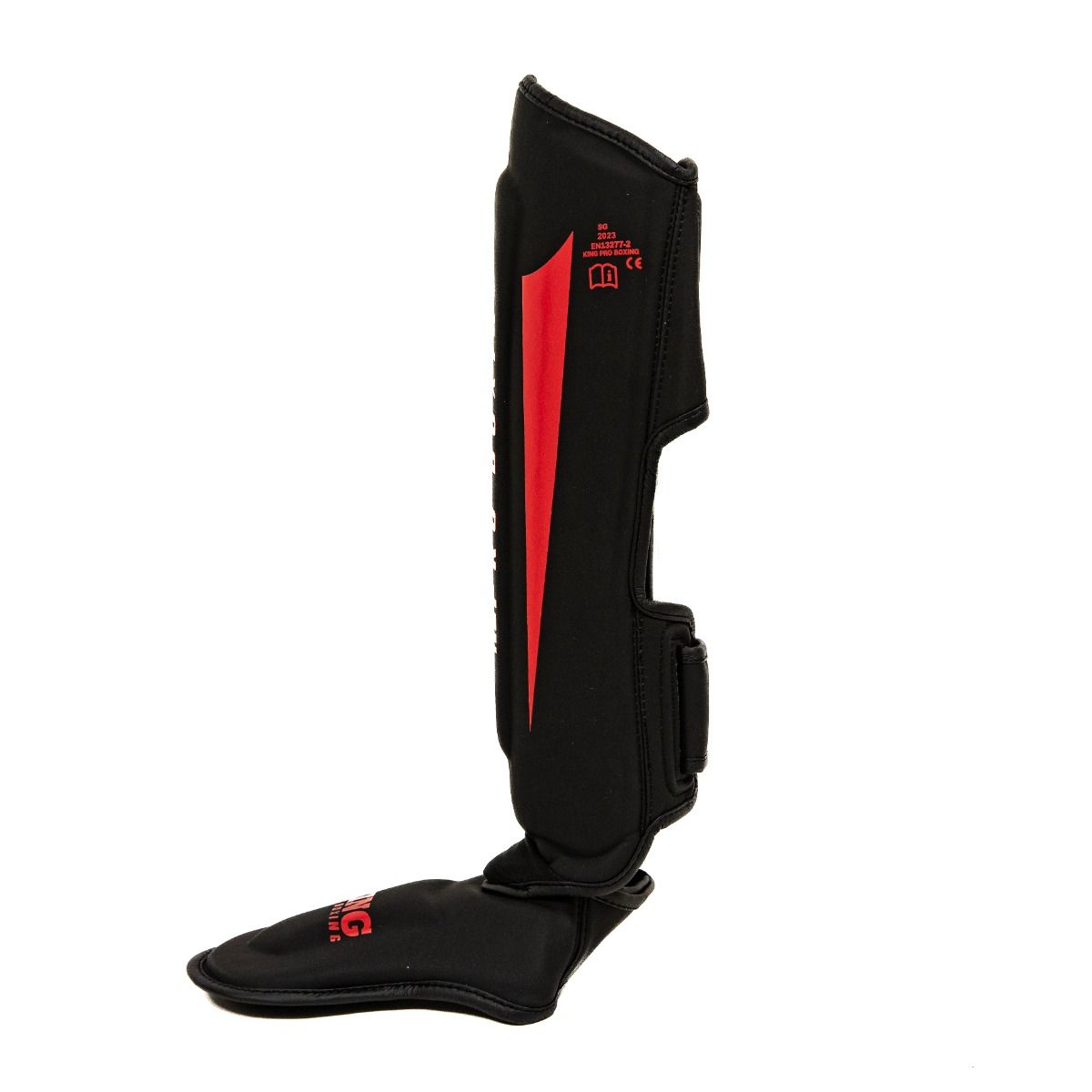 King Pro Boxing Schienbeinschoner Revo 8 - schwarz/rot, KPB/SG REVO 8