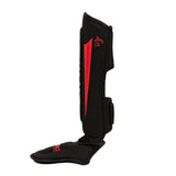 King Pro Boxing Schienbeinschoner Revo 8 - schwarz/rot, KPB/SG REVO 8