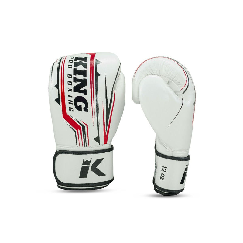 King PB Boxing Gloves Spartan 2 - white, KPB/BG SPARTAN 2
