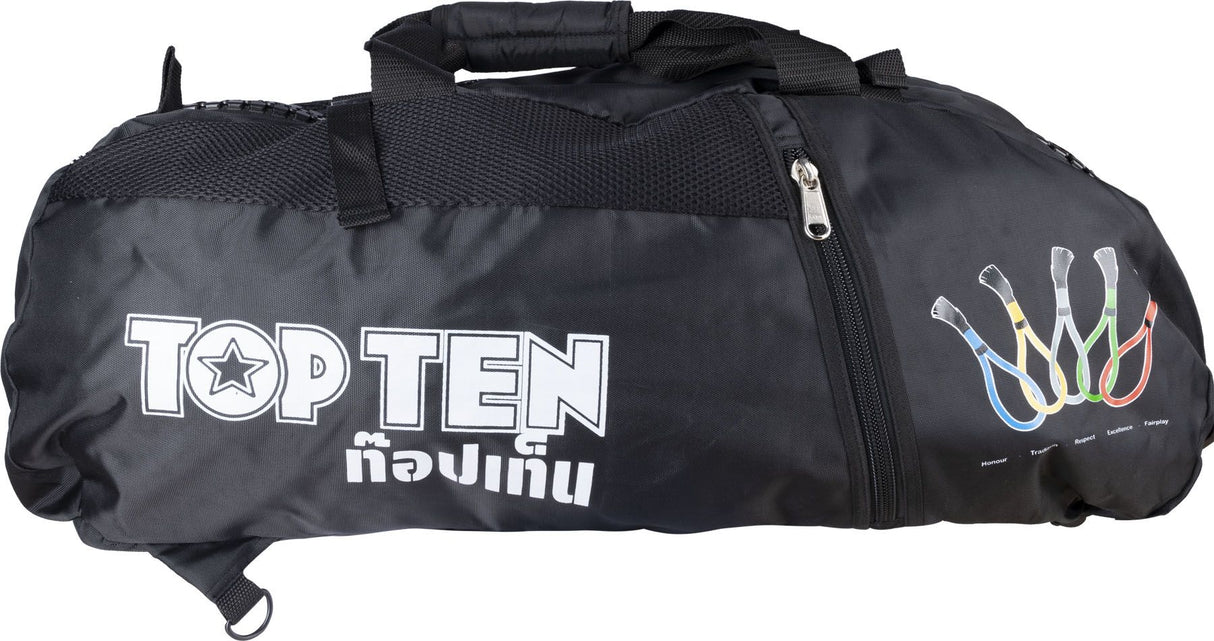 Top Ten IFMA Turnbeutel / Rucksack M - schwarz