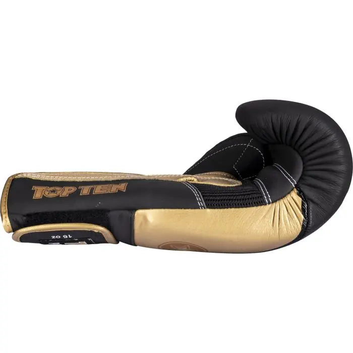 Gants de boxe Top Ten 4Select - noir/or, 2044-92