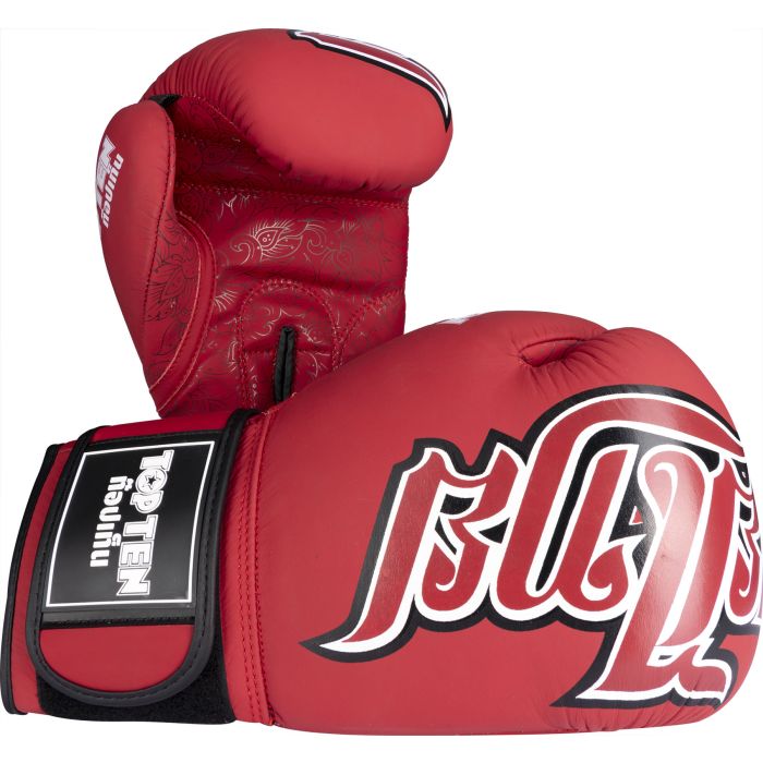 Top Ten Boxing Gloves "Nong Han"- burgundy, 20195-40