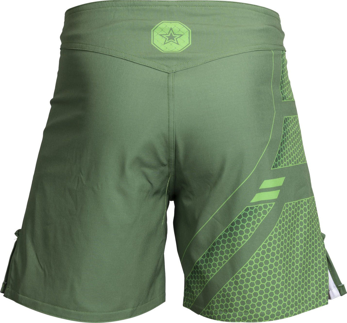 Top Ten MMA shorts COMBat - green