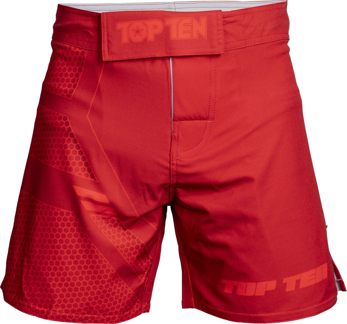 Top Ten MMA shorts COMBat - red